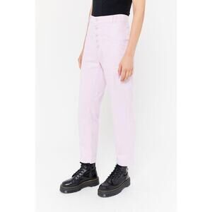 Urban Outfitters Lance Utility Trousers Baggy Relaxed Fit Cream Womens 4 Pants